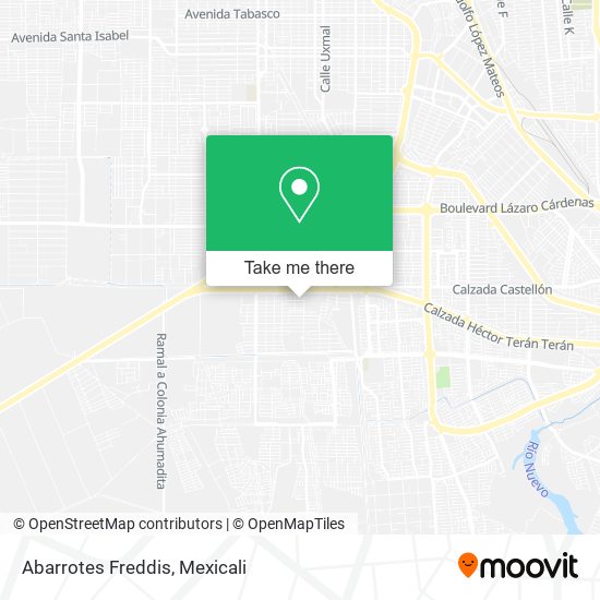 Abarrotes Freddis map