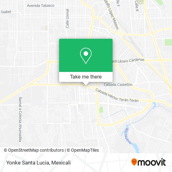 Mapa de Yonke Santa Lucia