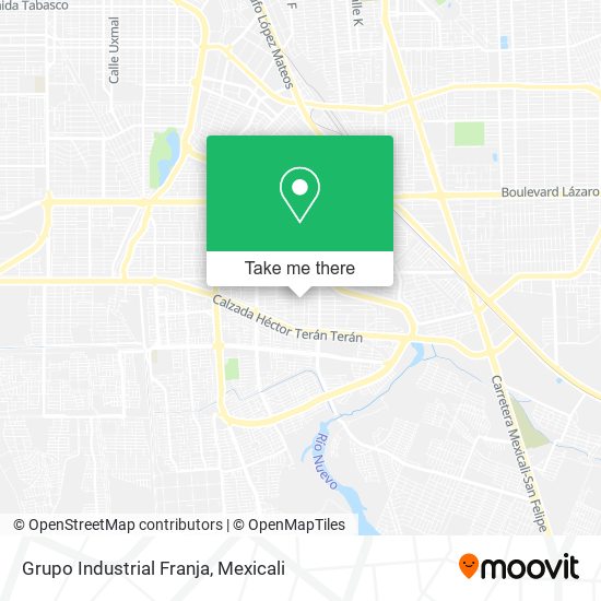 Grupo Industrial Franja map