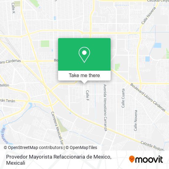Provedor Mayorista Refaccionaria de Mexico map