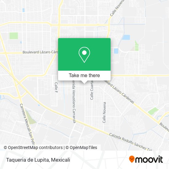 Mapa de Taqueria de Lupita