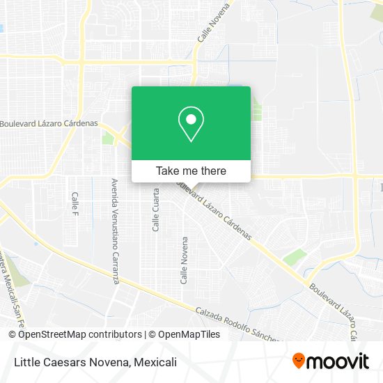 Little Caesars Novena map