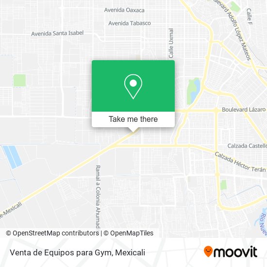 Mapa de Venta de Equipos para Gym