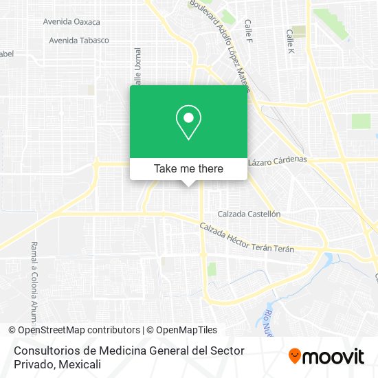 Consultorios de Medicina General del Sector Privado map