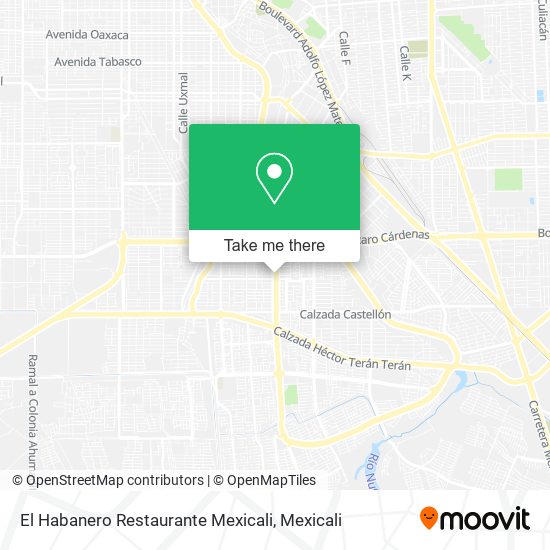 El Habanero Restaurante Mexicali map