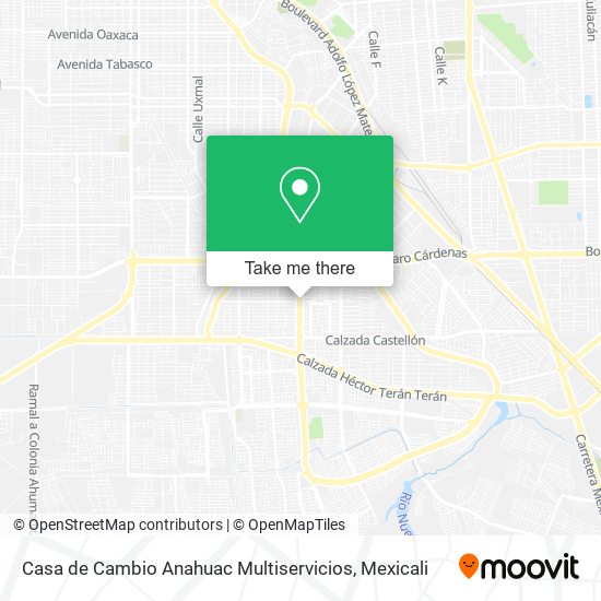 Casa de Cambio Anahuac Multiservicios map