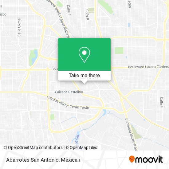 Abarrotes San Antonio map