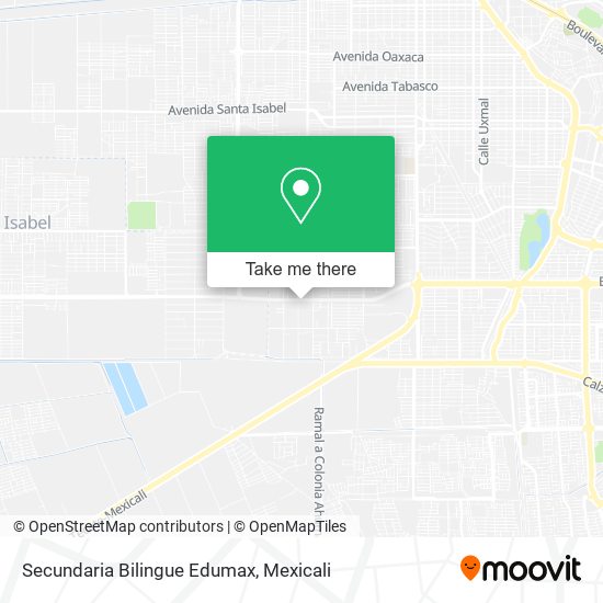 Secundaria Bilingue Edumax map