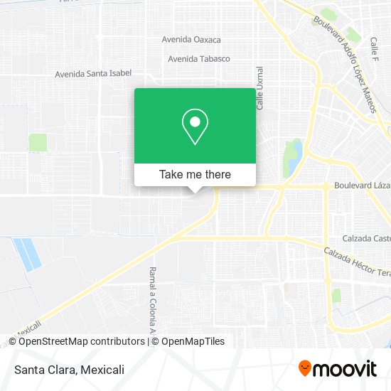 Santa Clara map