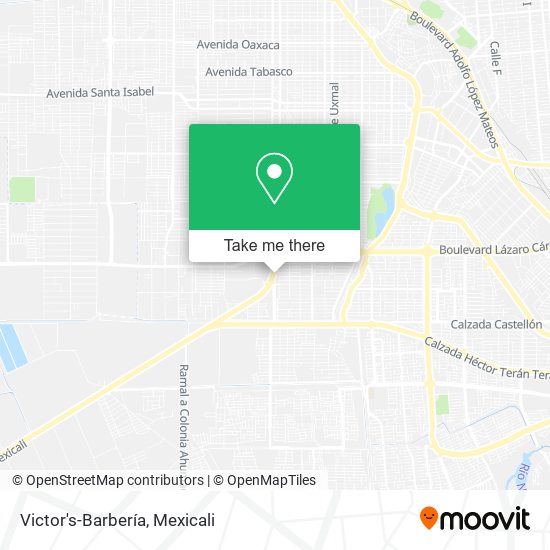 Victor's-Barbería map