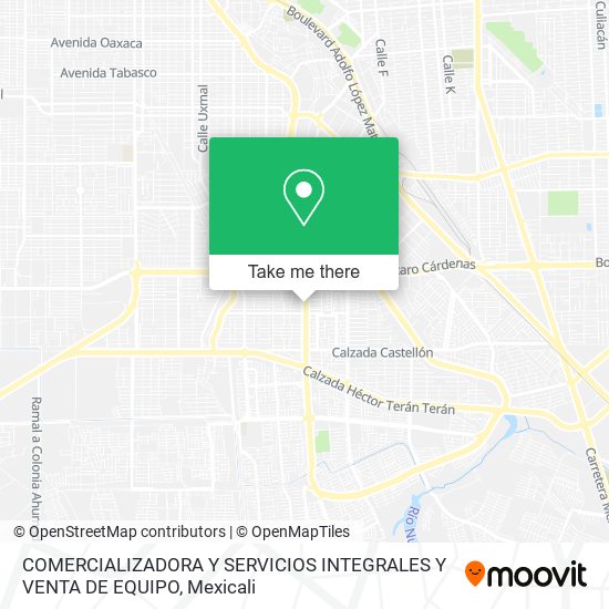 Mapa de COMERCIALIZADORA Y SERVICIOS INTEGRALES Y VENTA DE EQUIPO