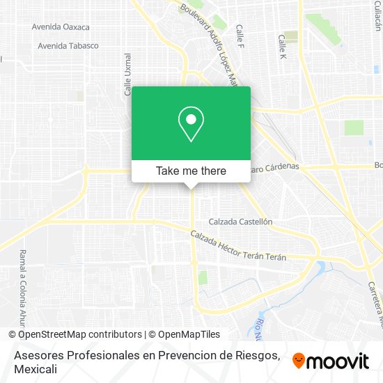 Asesores Profesionales en Prevencion de Riesgos map