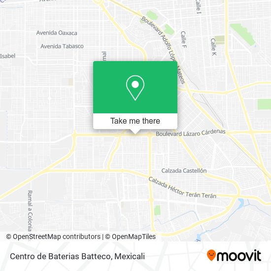 Centro de Baterias Batteco map