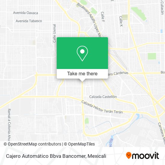 Cajero Automático Bbva Bancomer map