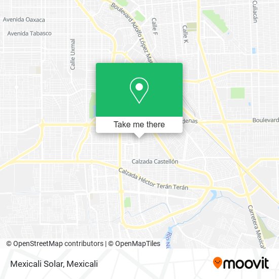 Mapa de Mexicali Solar