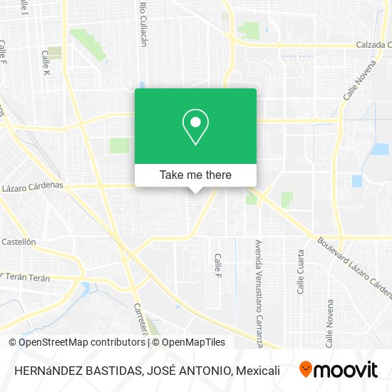 HERNáNDEZ BASTIDAS, JOSÉ ANTONIO map