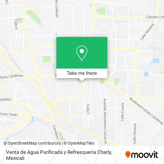 Venta de Agua Purificada y Refresqueria Charly map