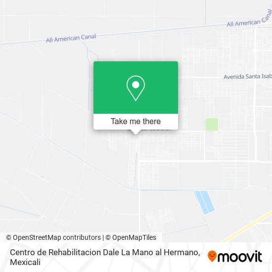 Mapa de Centro de Rehabilitacion Dale La Mano al Hermano