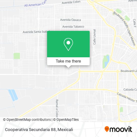 Mapa de Cooperativa Secundaria 88
