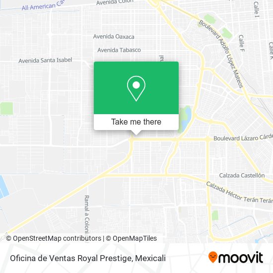 Mapa de Oficina de Ventas Royal Prestige