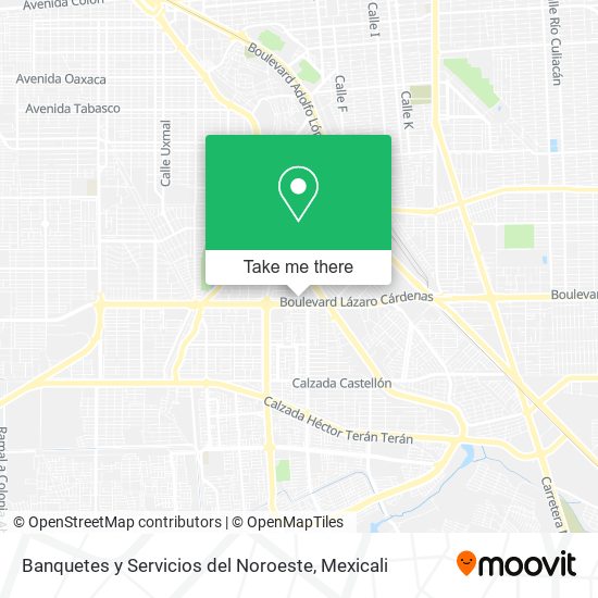 Banquetes y Servicios del Noroeste map