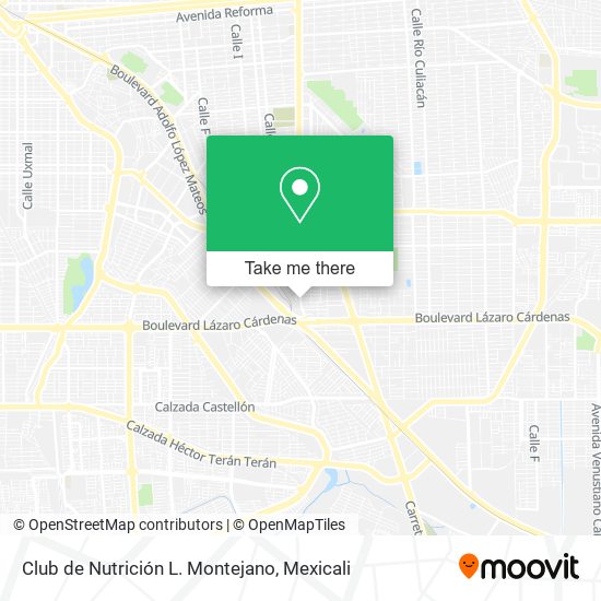 Mapa de Club de Nutrición L. Montejano