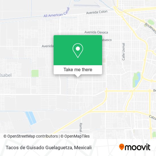 Mapa de Tacos de Guisado Guelaguetza