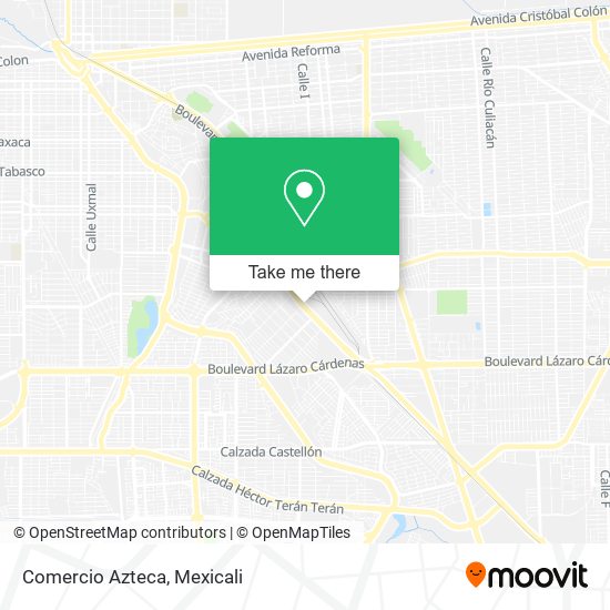 Mapa de Comercio Azteca