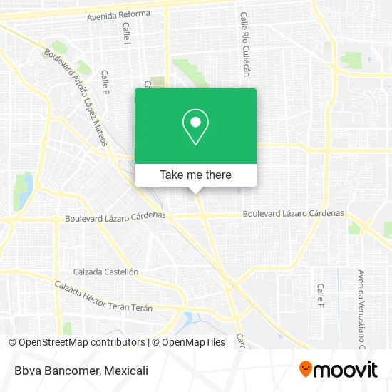 Bbva Bancomer map