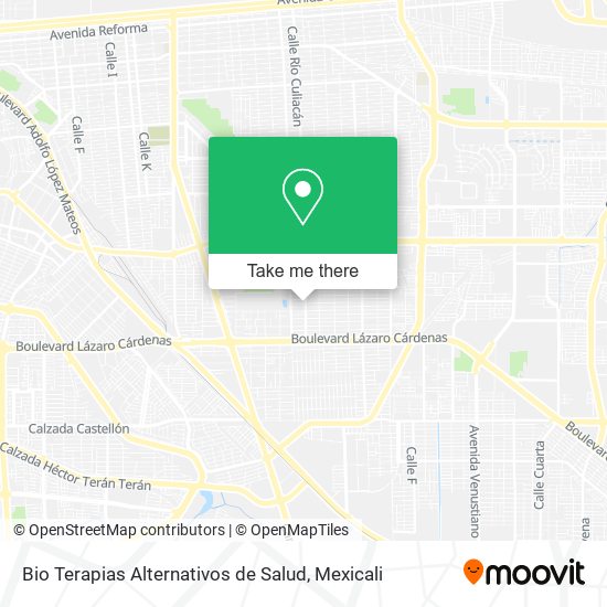 Bio Terapias Alternativos de Salud map