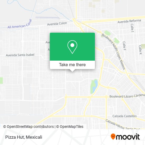 Pizza Hut map