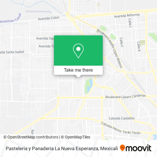 Pasteleria y Panaderia La Nueva Esperanza map