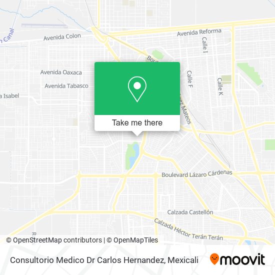Mapa de Consultorio Medico Dr Carlos Hernandez