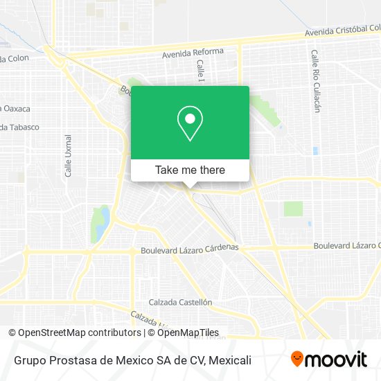 Mapa de Grupo Prostasa de Mexico SA de CV