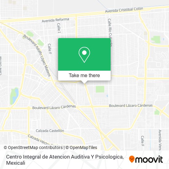 Centro Integral de Atencion Auditiva Y Psicologica map