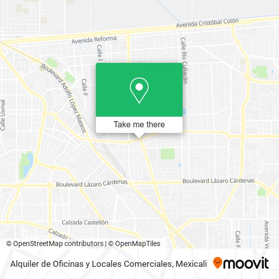 Alquiler de Oficinas y Locales Comerciales map