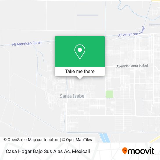 Casa Hogar Bajo Sus Alas Ac map