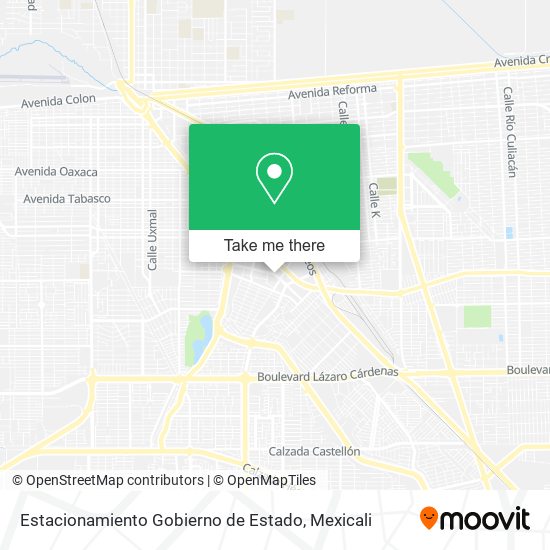 Mapa de Estacionamiento Gobierno de Estado