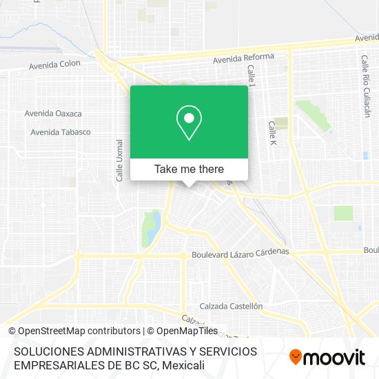 SOLUCIONES ADMINISTRATIVAS Y SERVICIOS EMPRESARIALES DE BC SC map