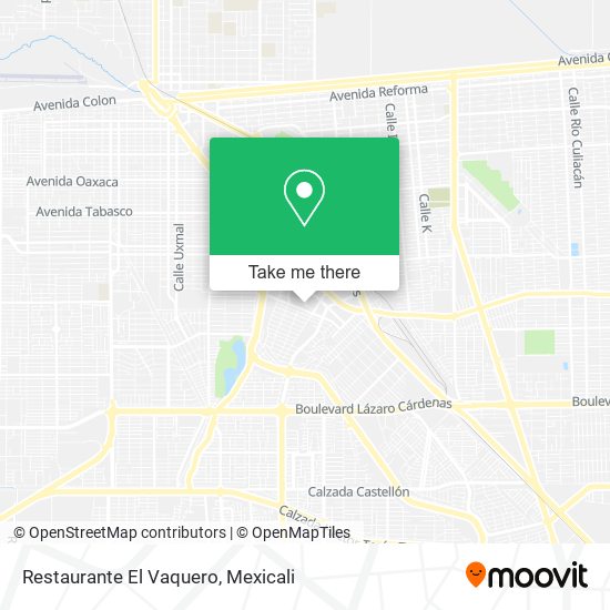 Mapa de Restaurante El Vaquero