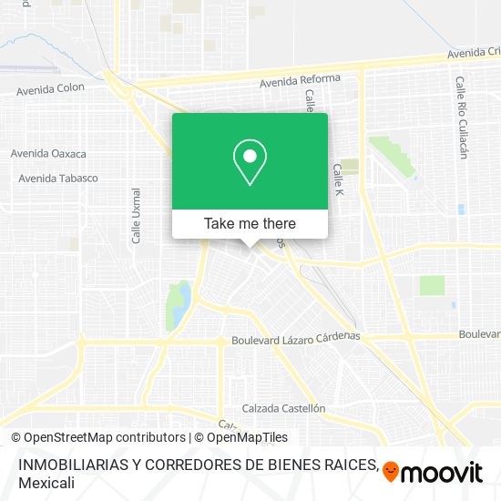 INMOBILIARIAS Y CORREDORES DE BIENES RAICES map