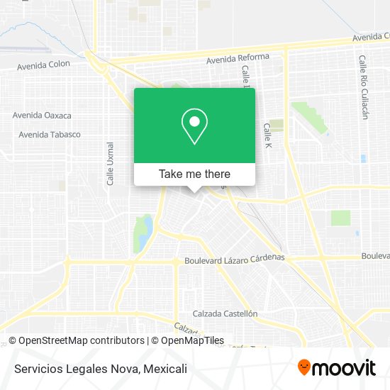 Servicios Legales Nova map