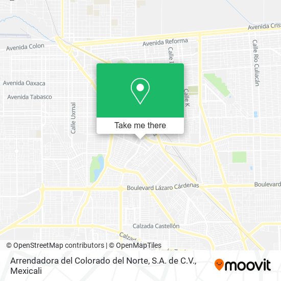 Arrendadora del Colorado del Norte, S.A. de C.V. map