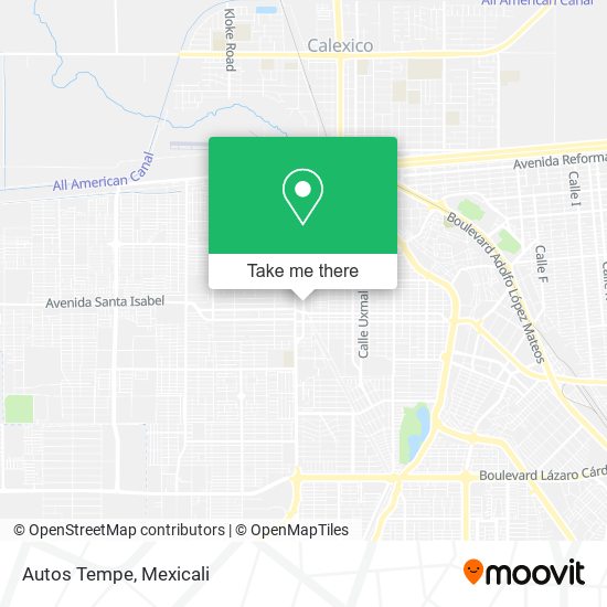 Autos Tempe map