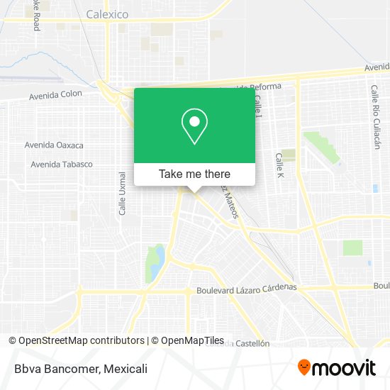 Bbva Bancomer map