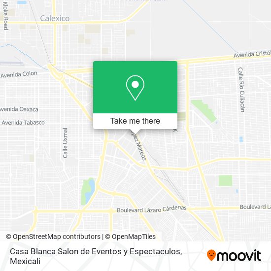Casa Blanca Salon de Eventos y Espectaculos map