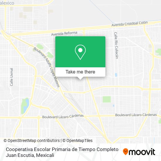Cooperativa Escolar Primaria de Tiempo Completo Juan Escutia map