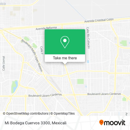 Mi Bodega Cuervos 3300 map