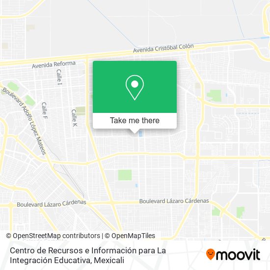 Centro de Recursos e Información para La Integración Educativa map