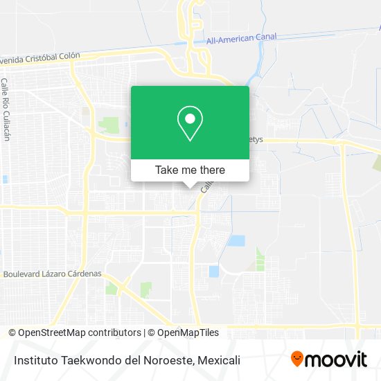 Instituto Taekwondo del Noroeste map